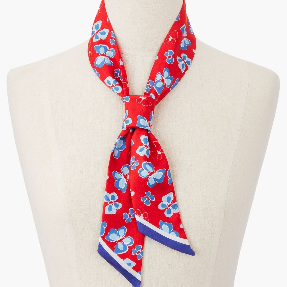 Spring Butterfly Mini Scarf